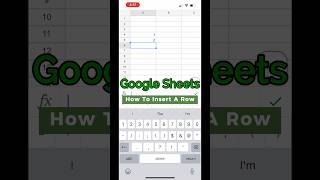 How To Add Rows And Columns On Google Sheets Mobile So Fast!