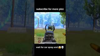 wait for Car spray end💀💪😱 interesting fight #shorts #bgmi #pubgmobile #ytshorts #pubg #gaming #spray