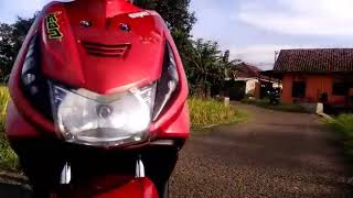 Honda beat icon red babylook simple