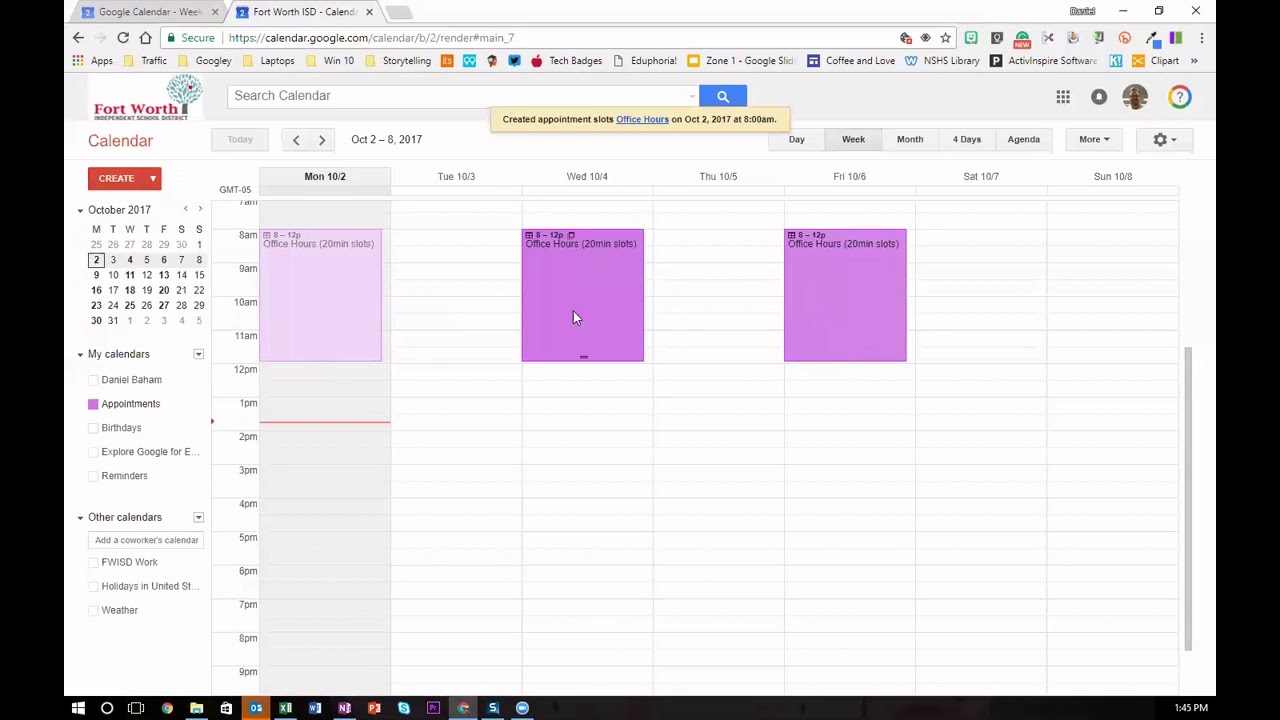 Google Calendar Appointments YouTube