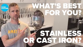 Stainless Steel Frying Pan vs Cast Iron Skillets? What's best for you!