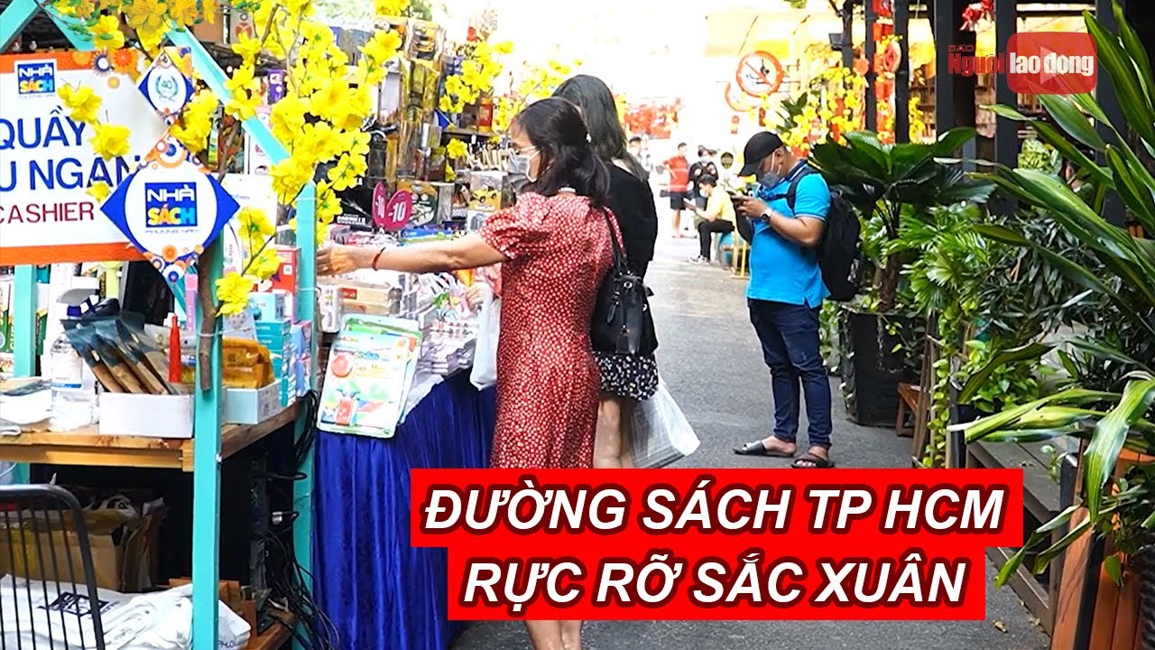 duong sach tphcm Update 2022 Đường sách TP HCM rực rỡ sắc xuân đón chào bạn đọc | NLĐO