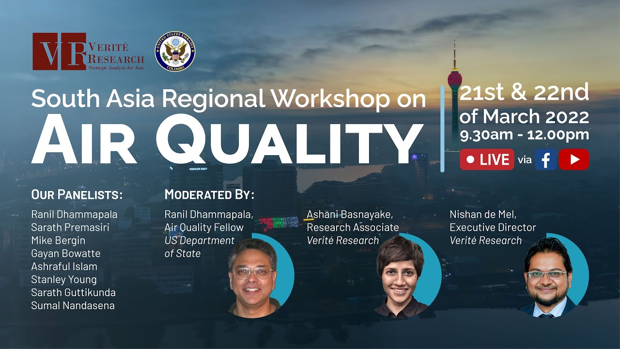 South Asia Regional Workshop on Air Quality