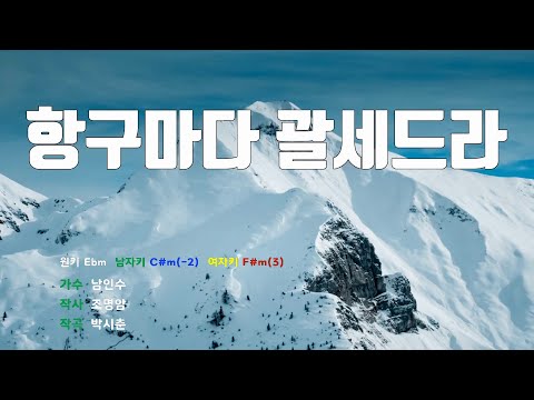 [은성 반주기] 항구마다괄세드라 - 남인수
