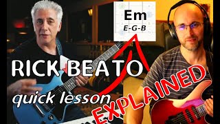 HOW to UNDERSTAND Rick Beato39s quick lesson BEGINNER exercise