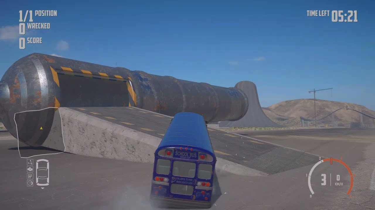 Freeroom in Wreckfest #13 (school bus)