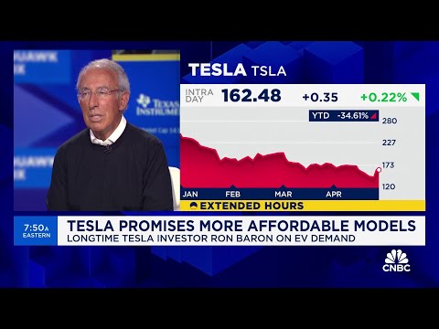 Billionaire investor Ron Baron: Expect Tesla's stock to go up 'huge' now