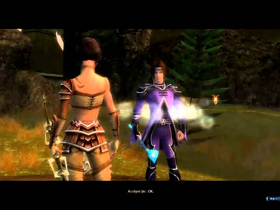 Guild Wars Nightfall Cut Scene - Acolyte Jin and Acolyte Sousuke