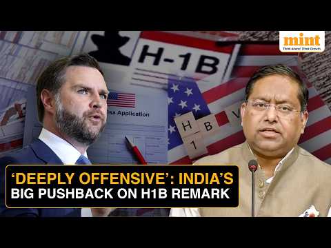 India Hits Back At JD Vance Over ‘Indentured Servants’ Remark On H-1B Workers