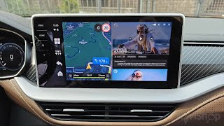 Навигация в Skoda Kodiaq 2023 из Китая, Carplay в магнитоле, русификация мультимедиа, Яндекс