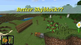 I Trying To Beat Better Skyblock In A Original Minecraft World [Ep 1] screenshot 2