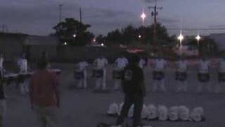 2005 DCI Bluecoats Drumline lot opening segment