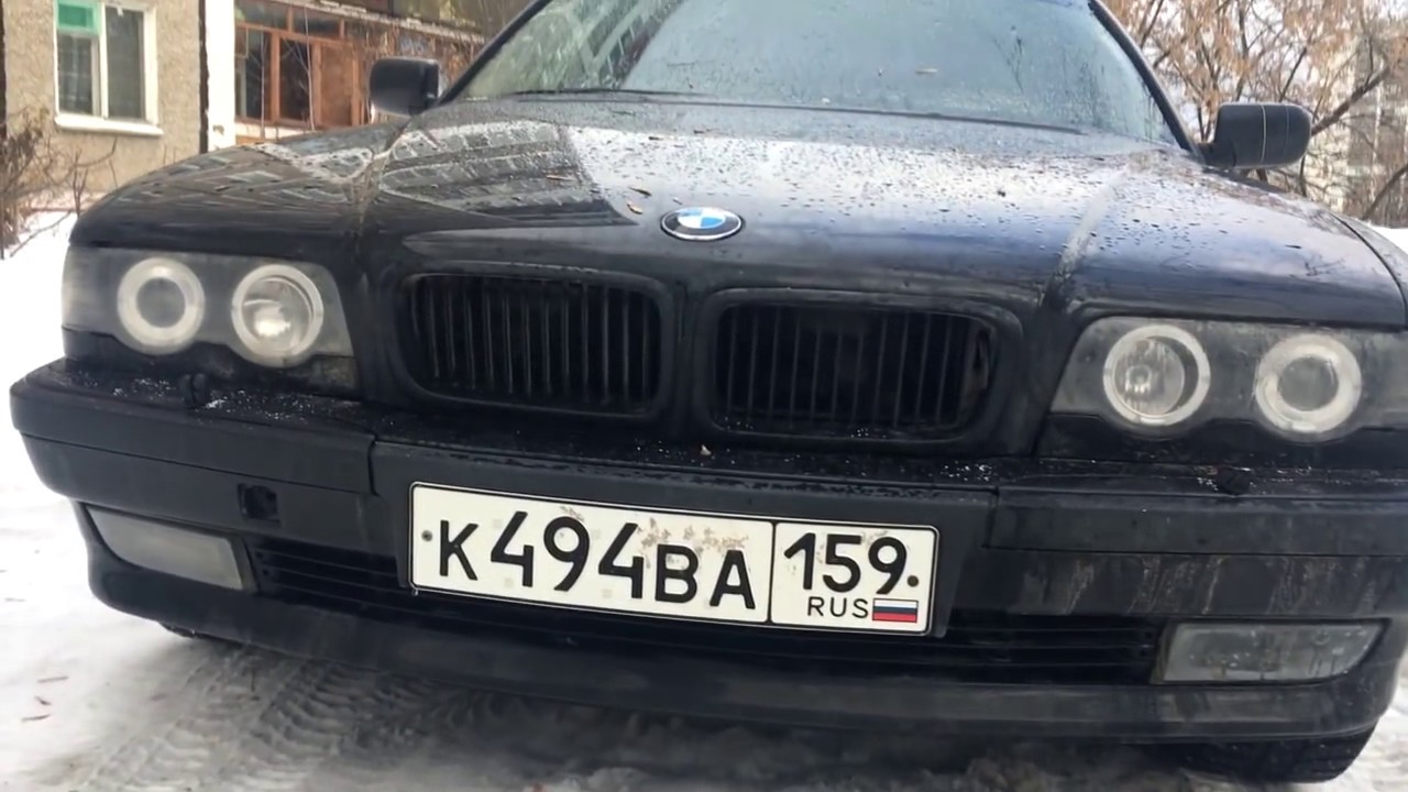 BMW е38 740i V8 по ДЕШМАНУ/ Разгон до 100/ серия 4 - YouTube