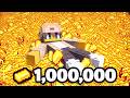 جمعت 1 000 000 قولد في ماين كرافت هاردكور 