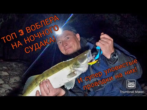 Топ 3 воблера на ночного судака. И супер уловистые проводки на них.