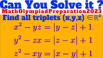 Can You Solve This Impossible Math Olympiad Algebra Problem?