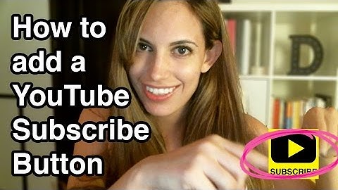 How to Add a Youtube Subscribe Button to all of your Videos