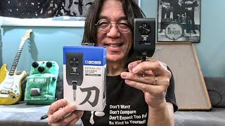 Unboxing Boss Katana : GO - Personal Headphone Guitar Amplifier For Guitar & Bass