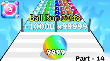 Ball Run 2048 - Gameplay Walkthrough Tutorial Levels (iOS, Android NinjaX YT is live! part - 14