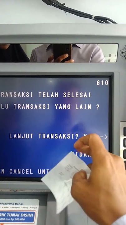 Cara Ambil Uang 3.8jt di ATM BRI