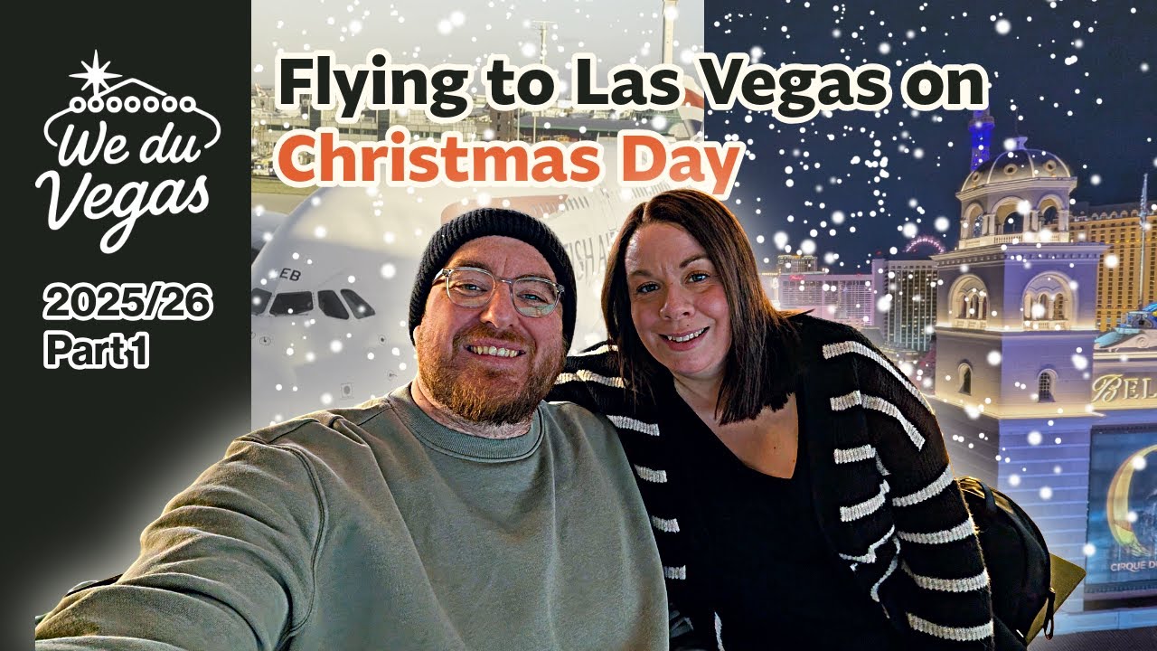 We travel to Las Vegas on Christmas Day | We du Vegas | Las Vegas Vlog | Part 1