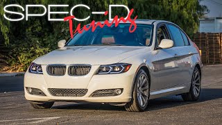SPECDTUNING INSTALLATION VIDEO: 2006-2011 BMW 3 SERIES SEDAN LIGHT BAR STYLE PROJECTOR HEADLIGHTS