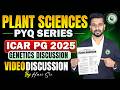 ICAR JRF (PG) 2025 Plant Sciences Previous Year Questions | Genetics by Hari Sir