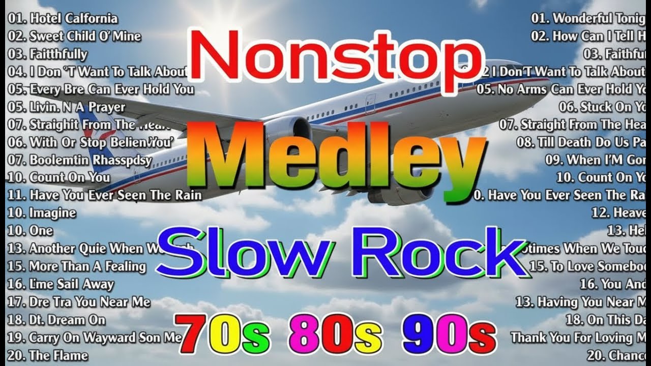 Nonstop Slow Rock Love Playlist 🎧 Best Rock Ballads 70s 80s 90s 🎷