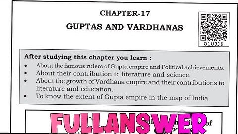||class 8 social science|| chapter -17 Guptas and Vardhanas||#class8socialscience #class8 #class8th