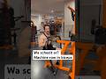 Voel jij je machine rows in je biceps?