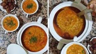 طريقة تحضير شوربة القمح الكامل (هربر) بطريقة مغربية صحية و مذاق رائع Soupe )de blé entier (herber