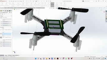 Gazeebo Simulation|| PX4|| 3D CAD model to URDF conversion of a quadrotor