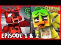 "Fazbear and Friends" Episodes 1 & 2 COMPILATION (FNAF Minecraft Animated Series)