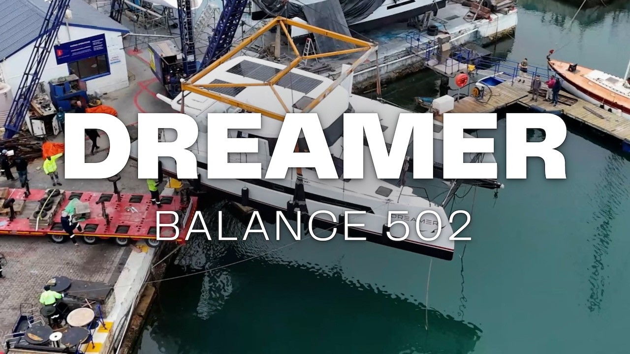 ⁣Catamaran Launch - Balance 502 - Dreamer