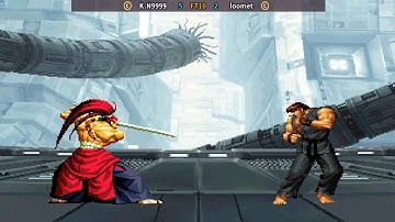 SNK vs. Capcom: SVC Chaos Super Plus | Fightcade SNK vs 캡콤 : SVC 카오스 K.N9999 (jp) vs loomet (jp)