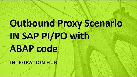 Create Outbound Proxy Scenario In SAP PI || End to End Proxy Scenario with ABAP Code.