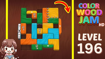 Color Wood Jam Level 196 Solution Walkthrough