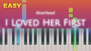 Heartland - I loved Her First - EASY Piano TUTORIAL by Piano Fun Play
