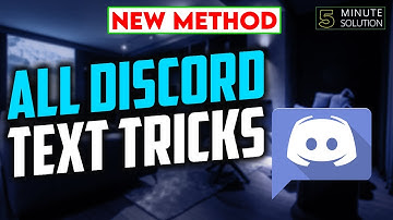 All Discord Text Tricks 2024 (Chat Formatting: Bold, Italic, Underline)