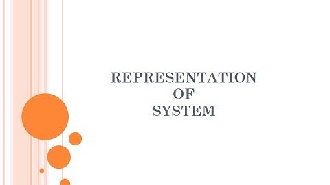 Representation of System|| KTU EC202 / EE 307|| Signals and Systems||module1