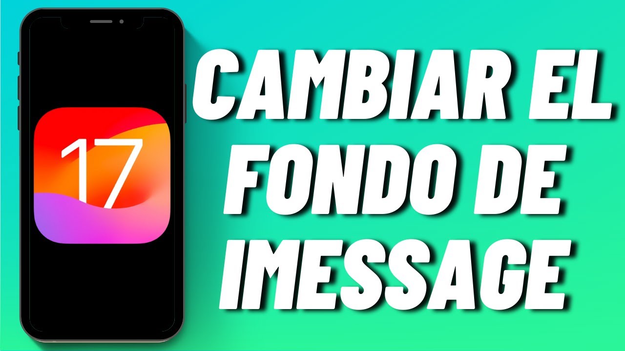Cómo cambiar el fondo de iMessage en iOS 17 - YouTube