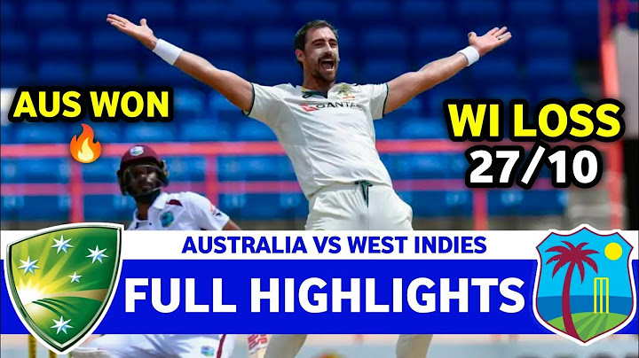 Australia Vs West Indies 3rd Test Day 3 Full Highlights 2025 | AUS VS WI