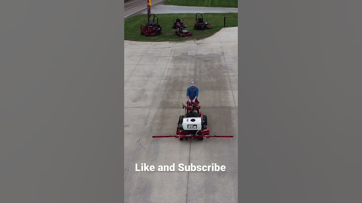 Toro Grandstand With Sprayer Kit