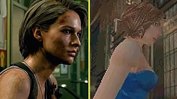 Resident Evil 3 Remake vs Original Graphics & Character Comparison (2020 Vs 1999)