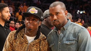 When Kanye west and Lil wayne where at 2Chainz wedding?