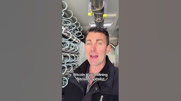 Bitmain Bitcoin hydro mining containers at Merkle standard facility in Washington #bitcoin #bitcoinm