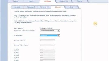 AP-4000/AP-700 VLAN configuration