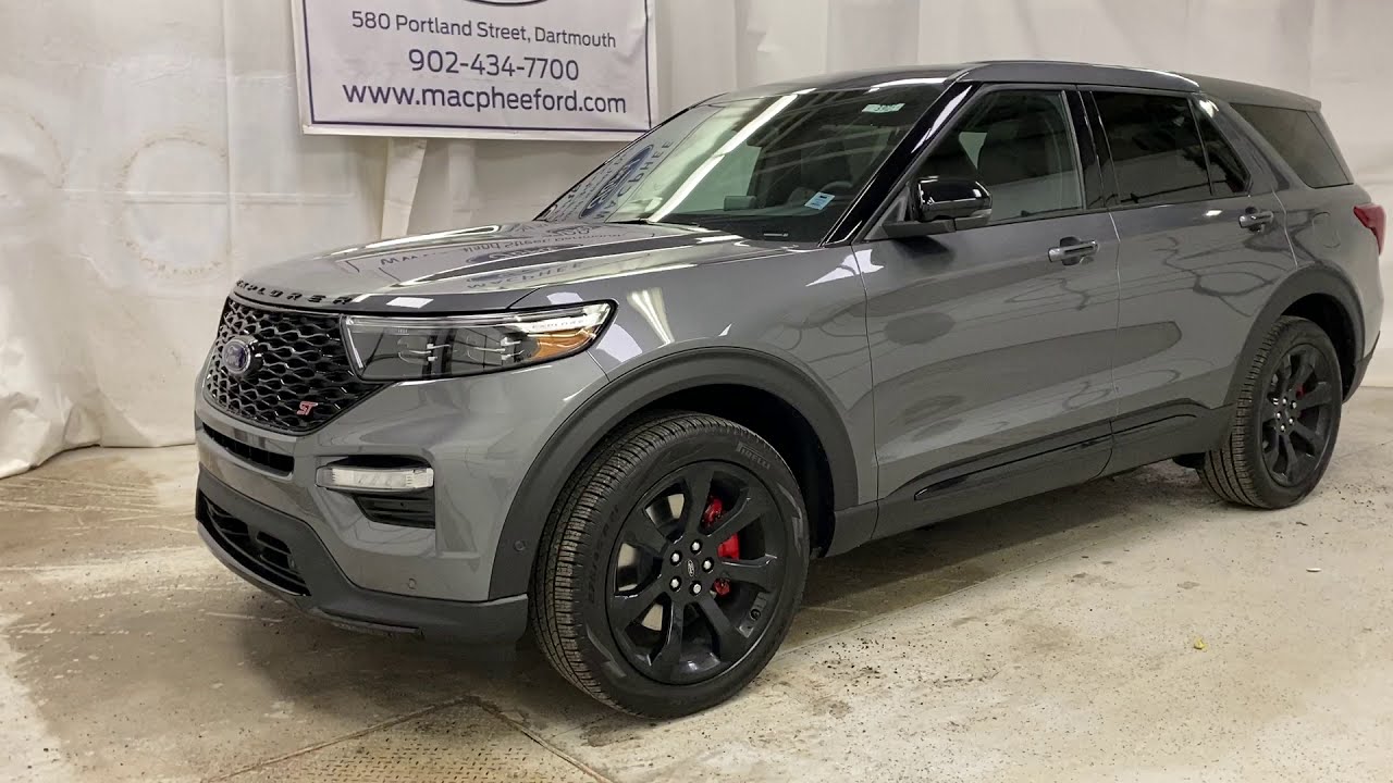 carbonized gray metallic ford explorer