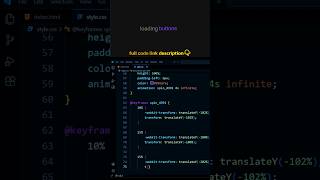 CSS Loading Text Animation | #shorts #loader