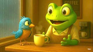 A Cup of Kindness ☕ | The Frog Café Short Film That Will Melt Your Heart 💛 (Pixar-Style Animation) 